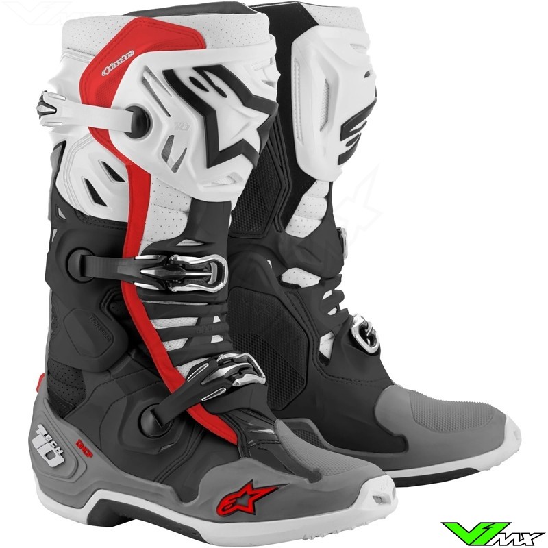 Alpinestars Tech 10 Supervented Crosslaarzen - Rood