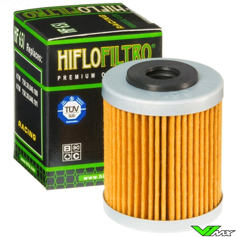 Hiflofiltro Oil Filter HF651 - KTM Enduro690 Husqvarna Enduro701