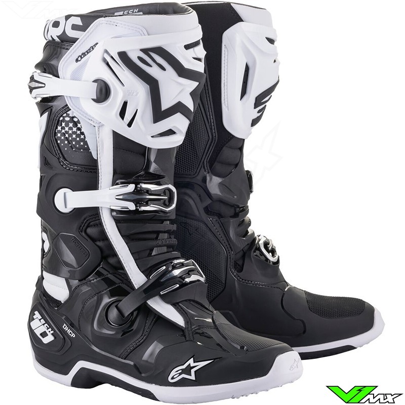 Alpinestars TECH 10 Motocross Boots - Black / White
