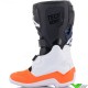 Alpinestars TECH 7S Youth Motocross Boots - Black / White / Fluo Orange