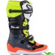 Alpinestars TECH 7S Kinder Crosslaarzen - Donker Grijs / Fluo Rood / Fluo Geel