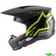 Alpinestars S-M5 Motocross Helmet - Black / Fluo Yellow (S)