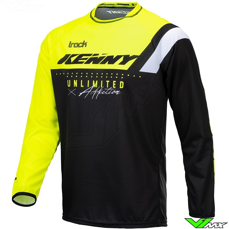 Kenny Track Focus 2021 Motocross Jersey - Fluo Yellow (XL)