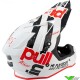 Pull In Trash Motocross Helmet - White / Red (L , 59-60cm)