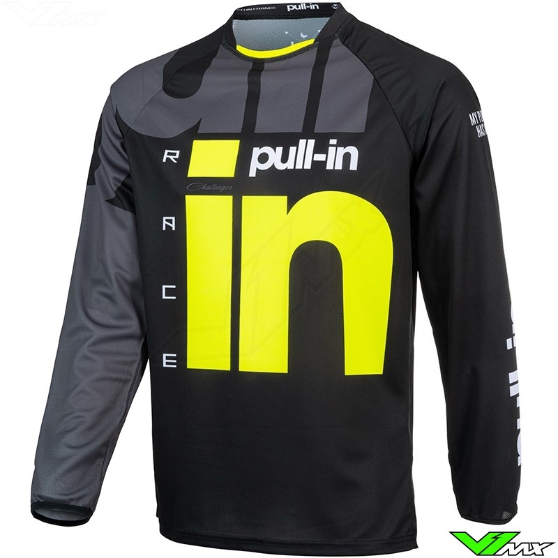 Pull In Challenger Race 2021 Motocross Jersey - Fluo Yellow (S)