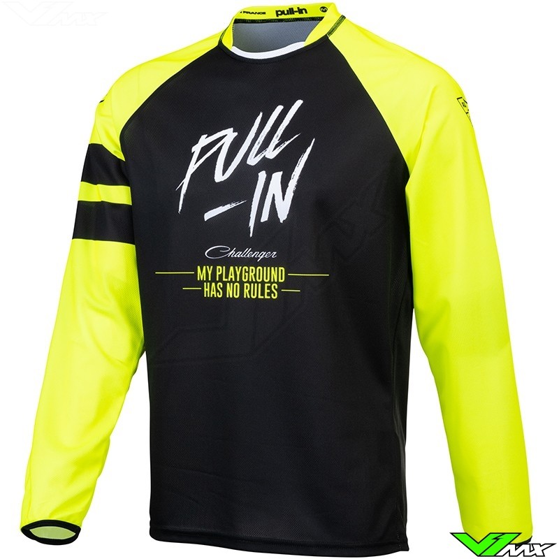 Pull In Solid 2021 Cross shirt - Fluo Geel (S/L)