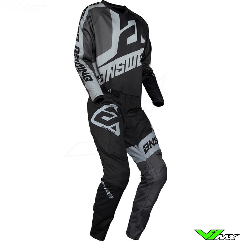 Answer Syncron Youth Motocross Gear Combo - Voyd / Black (24/28/M/XL)