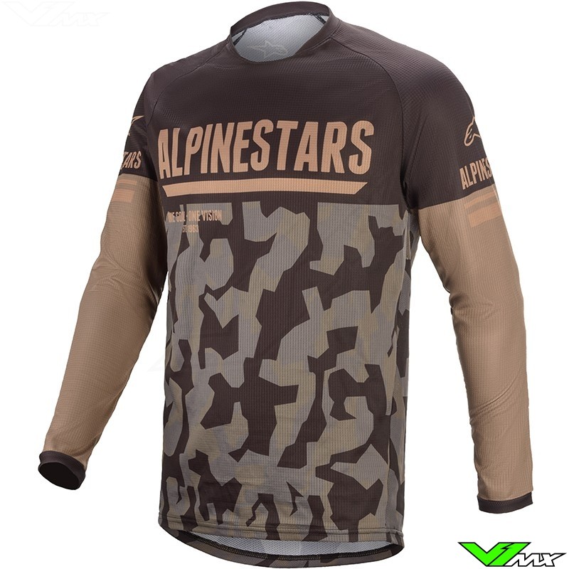 Alpinestars Venture R Enduro Shirt - Mud / Camo / Sand