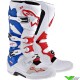 Alpinestars Tech 7 Enduro Boots - White / Red / Blue ( 51 / 52)
