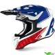 Airoh Twist 2.0 Tech Motocross Helmet - Blue / White / Red