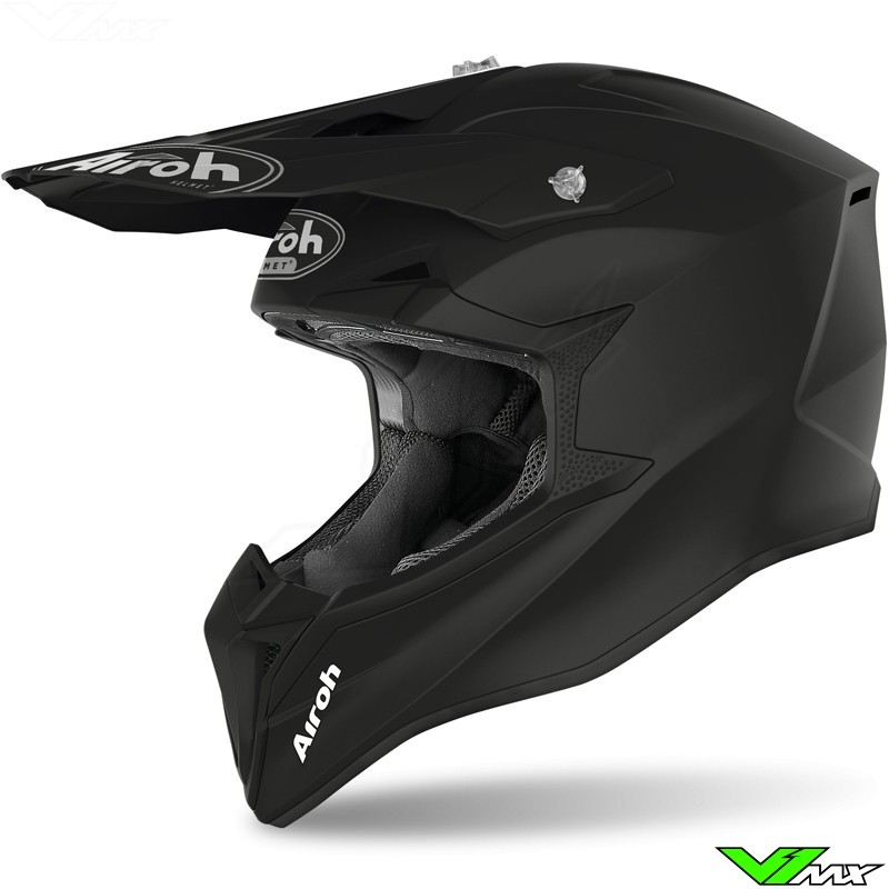 Airoh Wraap Youth Motocross Helmet - Mat / Black