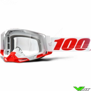 100% Racecraft 2 Stkith Motocross Goggle - Clear Lens