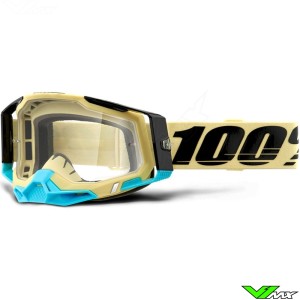 100% Racecraft 2 Airblast Motocross Goggle - Clear Lens