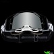 100% Racecraft 2 Zwart Crossbril - Zilver spiegel lens