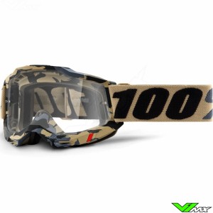 100% Accuri 2 Tarmac Motocross Goggle - Clear Lens