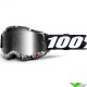 100% Accuri 2 Cobra Crossbril - Zilver spiegel lens