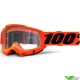 100% Accuri 2 Orange Motocross Goggle - Clear Lens