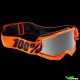 100% Accuri 2 Orange Motocross Goggle - Silver Mirror Lens