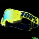 100% Accuri 2 Youth Fluo Yellow Youth Motocross Goggle - Gold Mirror Lens