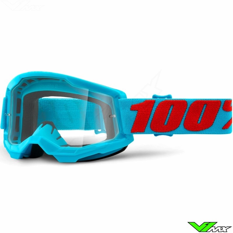 100% Strata 2 Summit Motocross Goggle - Clear Lens