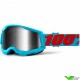 100% Strata 2 Summit Crossbril - Zilver spiegel lens