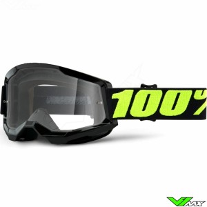 100% Strata 2 Upsol Motocross Goggle - Clear Lens