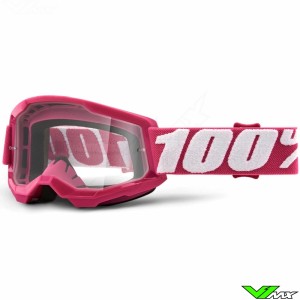 100% Strata 2 Youth Fletcher Youth Motocross Goggle - Clear Lens