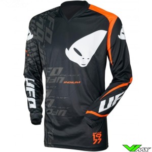 UFO Indium 2021 Motocross Jersey - Black / Orange