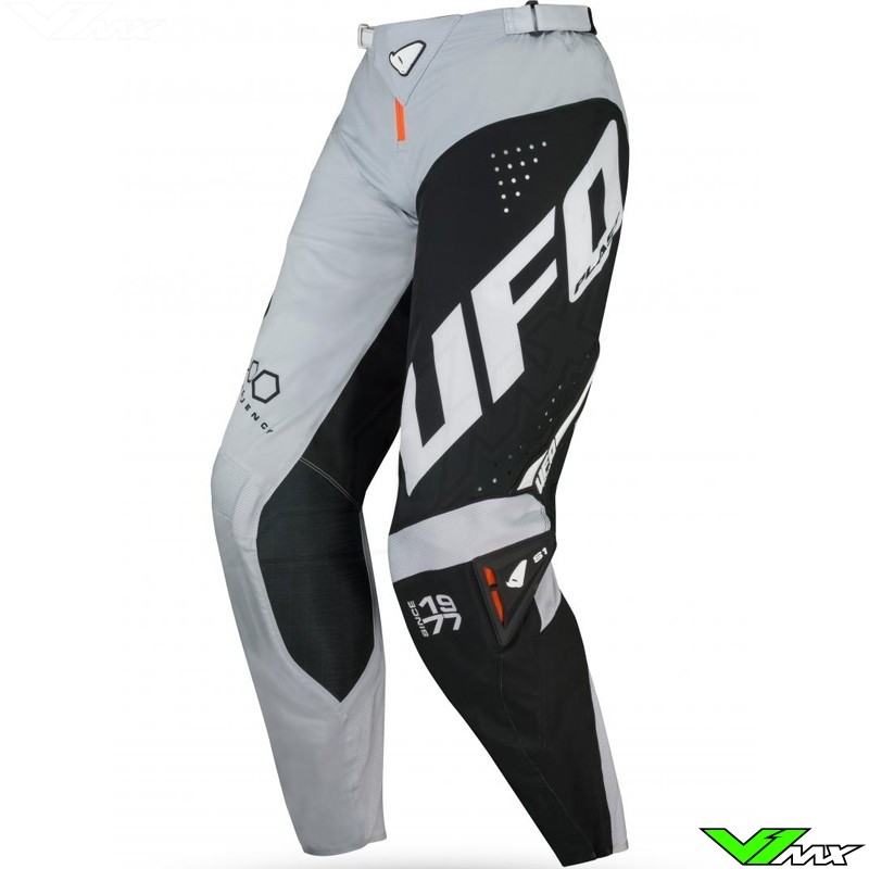 UFO Slim Frequency 2021 Motocross Pants - Grey / Orange