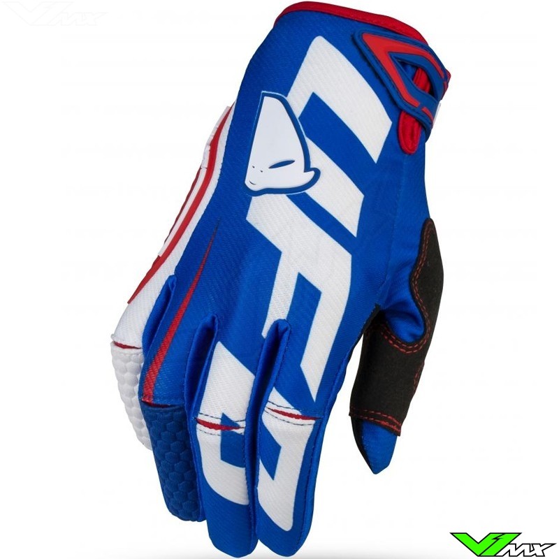 UFO Blaze 2021 Motocross Gloves - Blue / Red