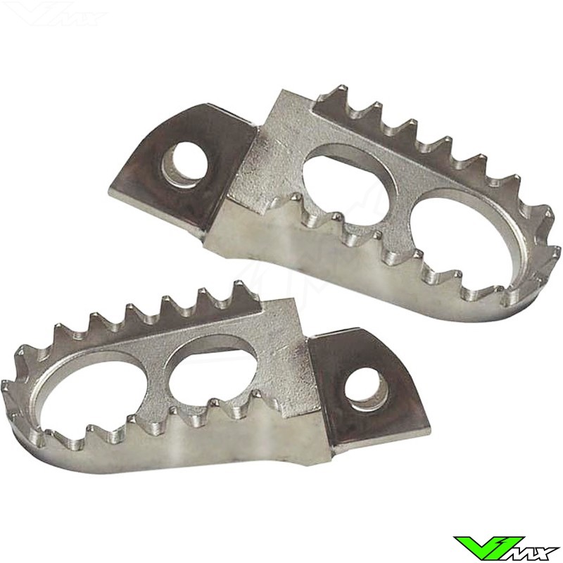 Foot pegs steel Bihr - Honda CR80 CR85 XR250R XR400R XR600R Kawasaki KLX250-650R