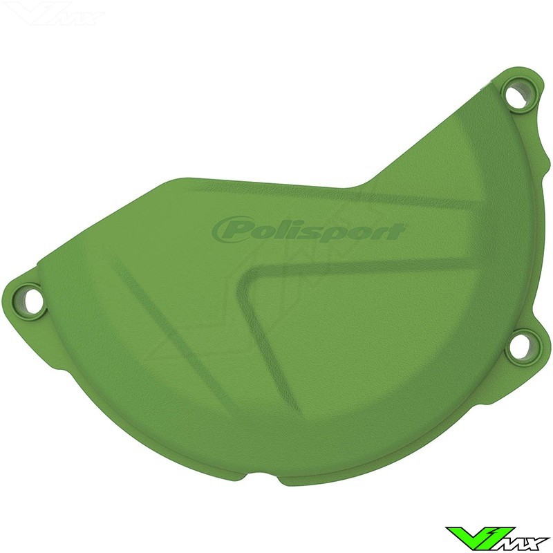 Polisport Clutch Cover Protector Green - Kawasaki KXF450