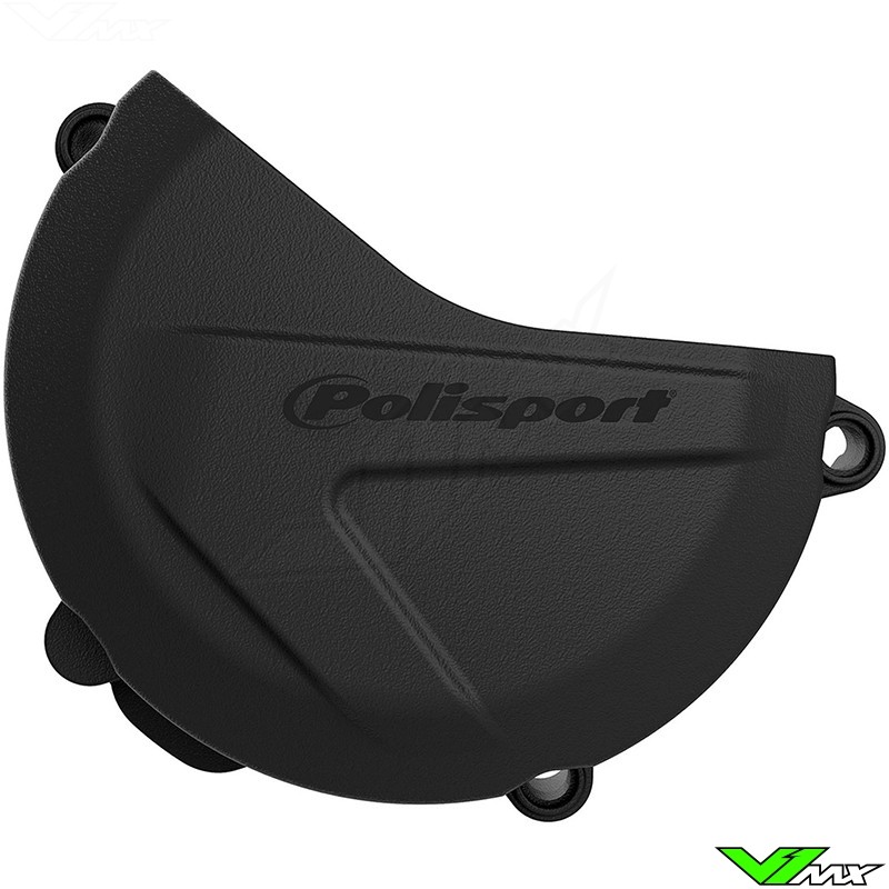 Polisport Black Clutch Cover Protector For KTM SX 125 2018 Motocross Enduro 