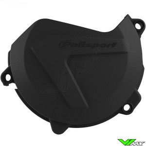 Polisport Clutch Cover Protector Black - KTM 450SX-F 450EXC 500EXC Husqvarna FC450 FE450 FE501 FX450