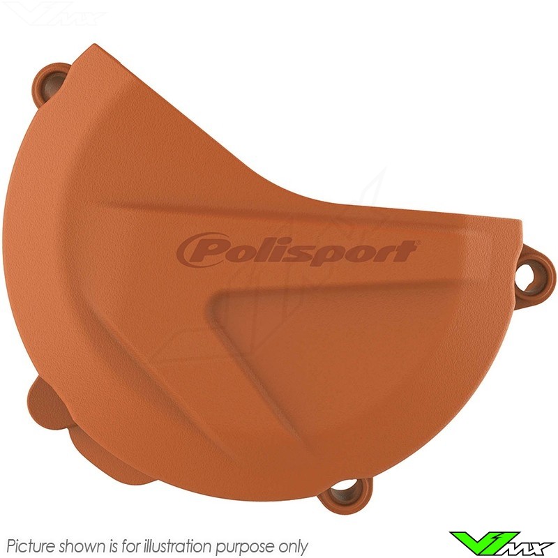Polisport Clutch Cover Protector Orange - KTM Freeride250F