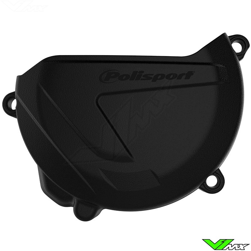 Polisport Clutch Cover Protector Black - Yamaha YZ250 YZ250X