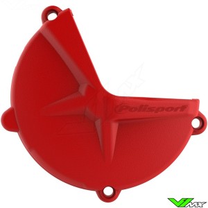 Polisport Clutch Cover Protector Red - GasGas EC250 EC300 XC250 XC300