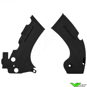 Polisport Frame Guards Black - Yamaha YZF250 YZF450