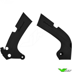 Polisport Frame Guards Black - Honda CRF250R CRF250RX CRF450R