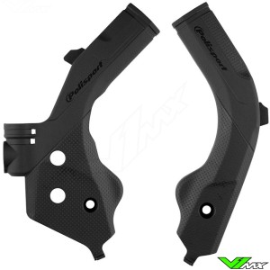 Polisport Frame Guards Black - Husqvarna