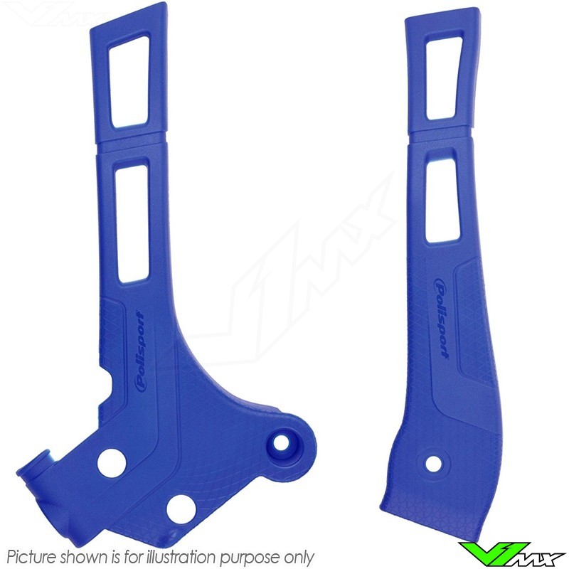 Polisport Frame Guards Blue - Yamaha YZF250 YZF450 WR250F WR450F