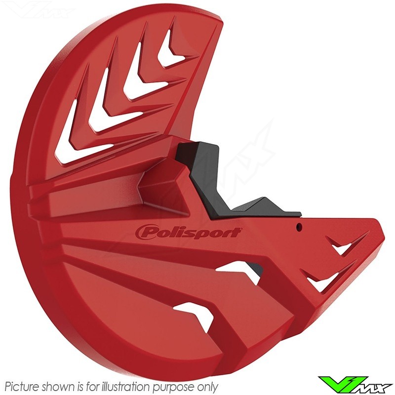 Polisport Brake Disc and Bottom Fork Protector Red - Honda CRF250R CRF450R