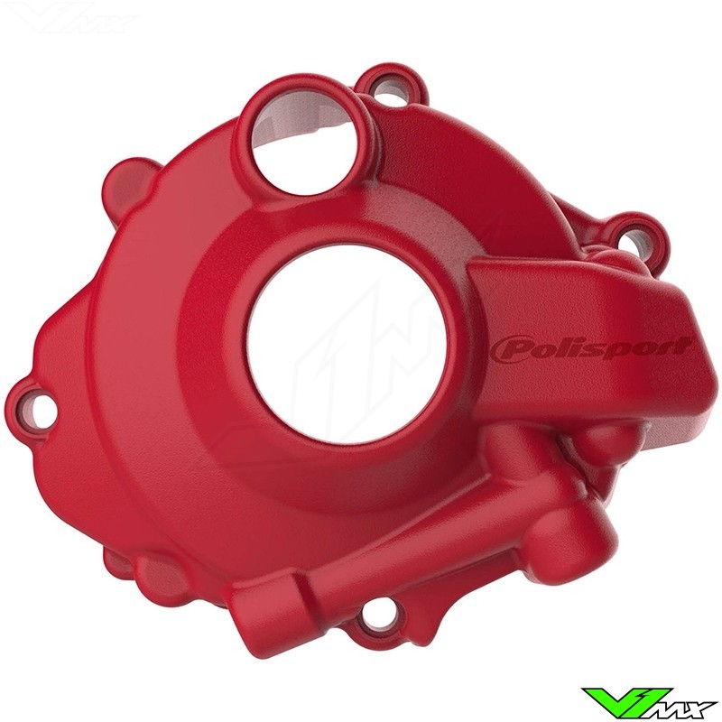 Polisport Ignition Cover Protector Red - Honda CRF250R CRF250RX