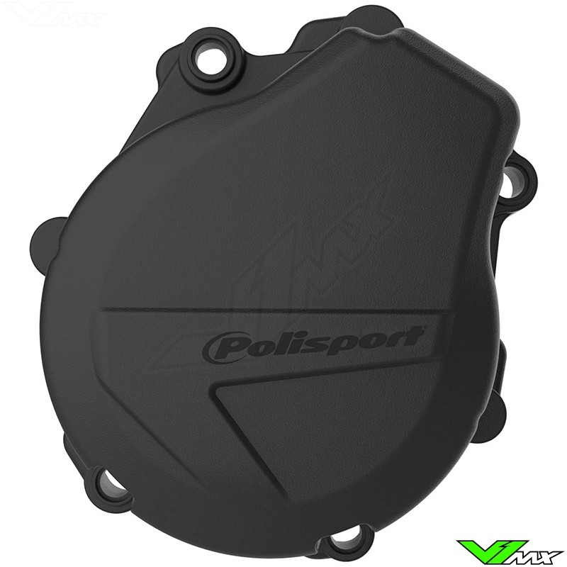 Polisport Ignition Cover Protector Black - KTM 450EXC 500EXC Husqvarna FE450 FE501