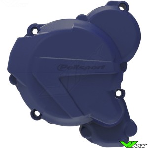 Polisport Ignition Cover Protector Blue - Husqvarna TE250 TE300