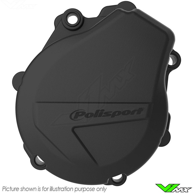 Polisport Ignition Cover Protector Black - KTM 250SX