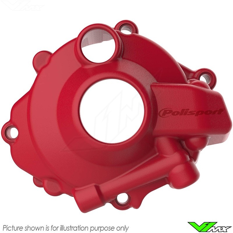 Polisport Ignition Cover Protector Red - Beta RR350-4T RR390-4T RR430-4T RR480-4T