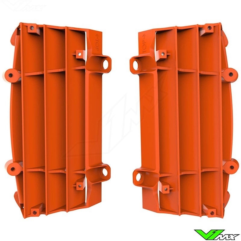 Polisport Radiator Louvers Orange - KTM