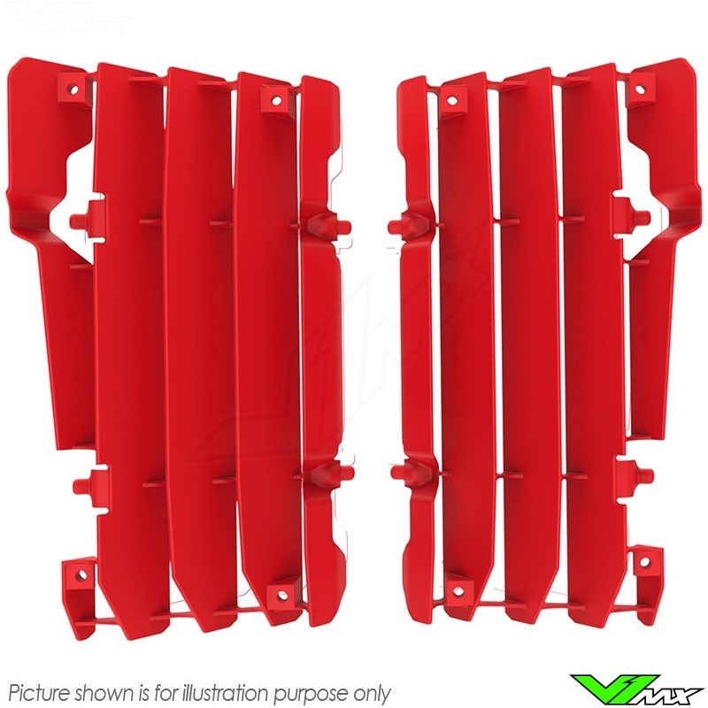 Polisport Radiateur Lamellen Rood - Beta RR125-2T RR200-2T RR250-2T RR300-2T RR350-4T RR390-4T RR430-4T RR480-4T