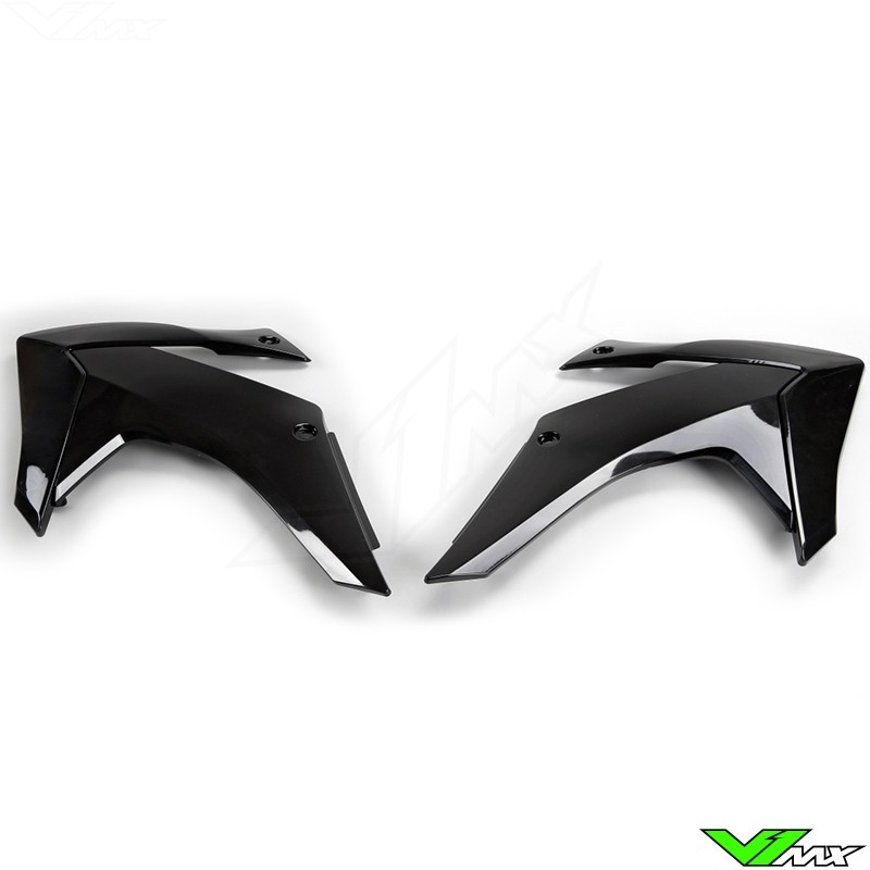 UFO Radiator Shrouds Black - Honda CRF230F